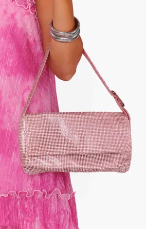 Rosie Rhinestone Bag ~ Light Pink(OS)