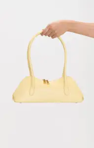 Melie Bianco Dakota Shoulder Bag ~ Pale Yellow
