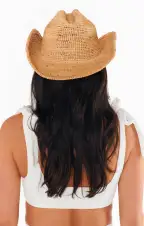 Lack of Color Raffia Cowboy Hat ~ Natural(S)