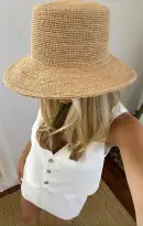Lack of Color The Wide Inca Bucket Hat ~ Natural(S)