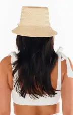 Lack of Color Seashells Inca Bucket Hat ~ Natural(S)