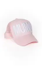 MUMU Terry Trucker Hat ~ Bubblegum Pink(OS)