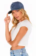MUMU Rope Cap ~ Dark Denim(OS)