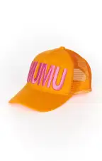 MUMU Terry Trucker Hat ~ Tangerine(OS)