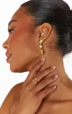 Faithy Jewels Palm Beach Earring ~ Gold(OS)