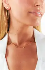 Faithy Jewels Steph Shaker Necklace ~ Crystal(OS)