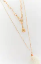 Shell Chain Necklace ~ Gold(OS)