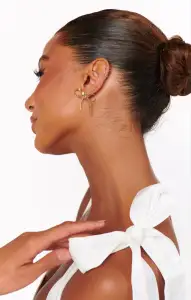 ALV Jewels Goldie Bow Studs ~ Gold(OS)