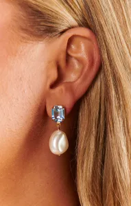 Mumu Weddings x Faithy Jewels Kara Drop Earrings ~ Something Blue