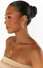 Faithy Jewels Palm Beach Earring ~ Gold(OS)