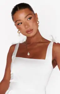 Faithy Jewels Ivy Hoops ~ Gold/Pearl(OS)