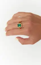Vanessa Mooney The Amoy Ring ~ Emerald(6)