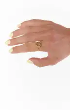 Ki.ele Jewelry Aloha Hibiscus Ring ~ 14K Gold(6)