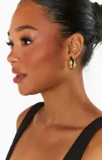 Faithy Jewels Large Teardrop Earring ~ Gold(OS)