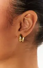 Faithy Jewels Mini Teardrop Earring ~ Gold(OS)