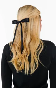 Thin Hair Bow Set ~ Red & Black(OS)