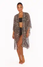 Universal Sarong ~ Cheetah Mesh(OS)