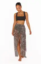 Universal Sarong ~ Cheetah Mesh(OS)