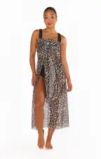 Universal Sarong ~ Cheetah Mesh(OS)