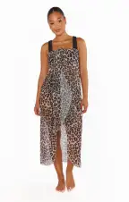 Universal Sarong ~ Cheetah Mesh(OS)