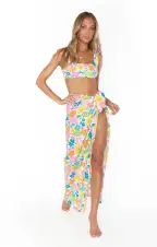 Long Leyla Sarong ~ Petal Pop(XS/S)