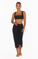 Kiran Sarong ~ Black(OS)