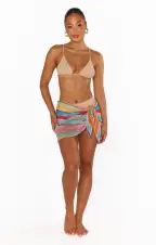 Lido Sarong ~ Multi Crochet(XS/S)