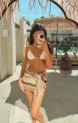 Leyla Sarong ~ Neutral Crochet(XS/S)