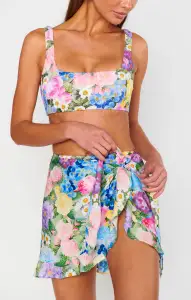 Lido Ruffle Sarong ~ Flower Shop