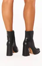 Dolce Vita Lochly Platform Bootie ~ Black(6)