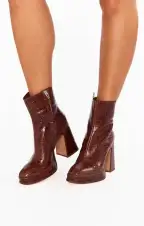 Dolce Vita Lochly Platform Bootie ~ Walnut(6)