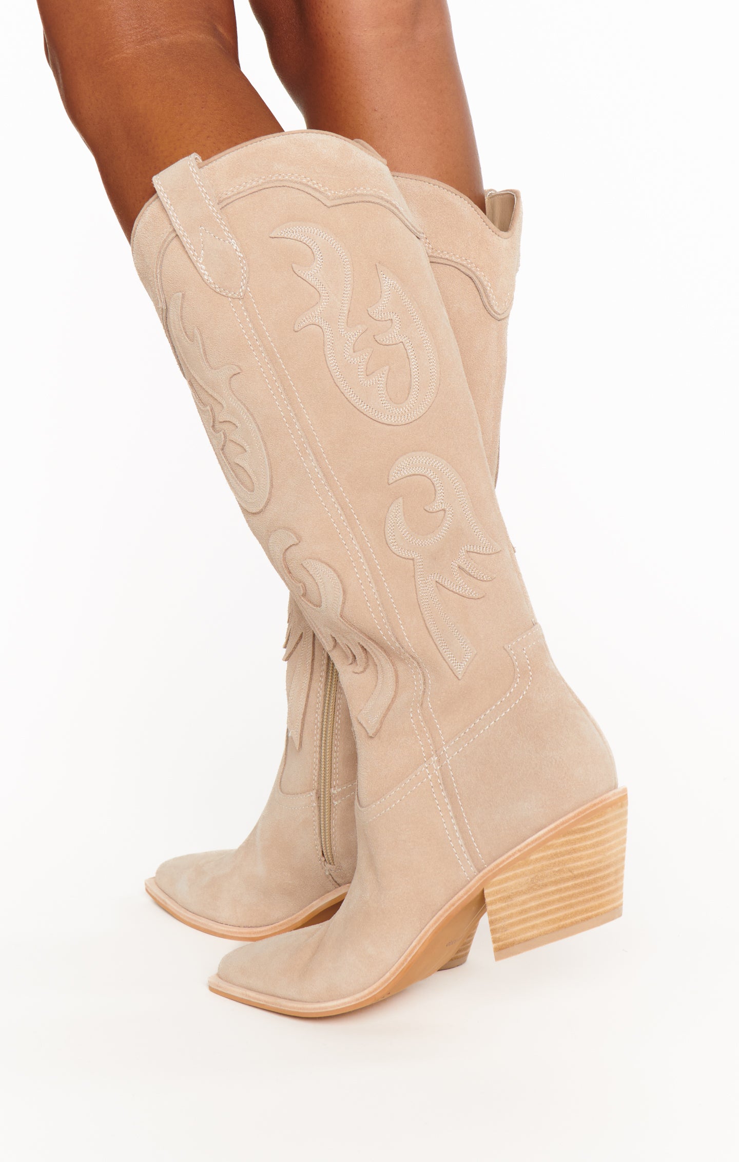 Dolce Vita Samsin Cowboy Boot ~ Taupe(6)