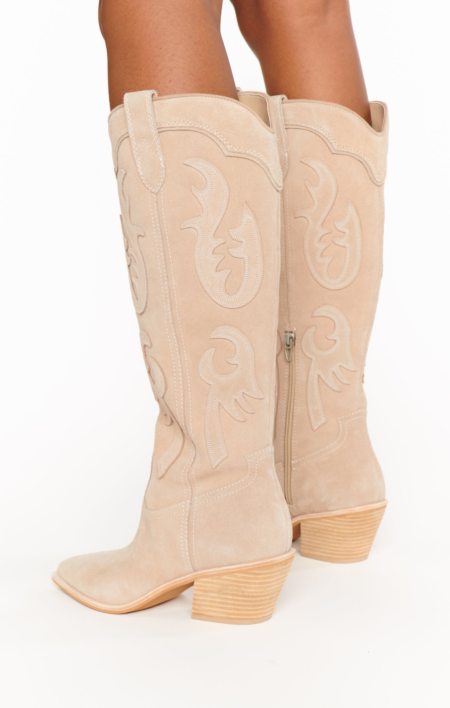 Dolce Vita Samsin Cowboy Boot ~ Taupe(6)