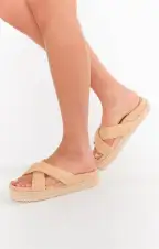 Matisse Hali Platform Sandal ~ Natural(6)