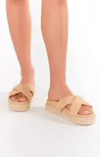 Matisse Hali Platform Sandal ~ Natural(6)