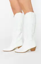 Billini Urson Wide Calf Boot ~ White(6)