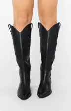 Billini Urson Wide Calf Boot ~ Black(6)