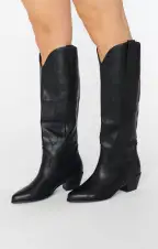 Billini Urson Wide Calf Boot ~ Black(6)