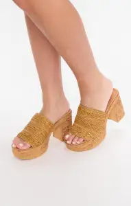 Seychelles Applause Woven Heel ~ Tan