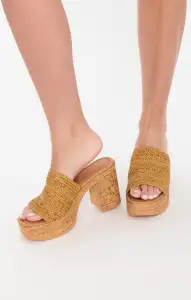 Seychelles Applause Woven Heel ~ Tan(6)