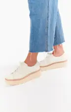 Dolce Vita Tiger Platform Sneakers ~ White(6)