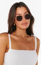 Aire Sagitta Sunglasses ~ Gold/Green Mono(OS)
