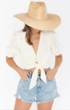 Lack of Color Palma Wide Brim Hat ~ Natural(S/M)