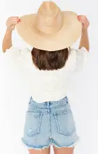 Lack of Color Palma Wide Brim Hat ~ Natural(S/M)