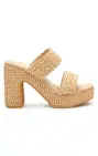 Matisse Gem Platform Heel ~ Natural(6)