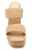 Matisse Gem Platform Heel ~ Natural(6)