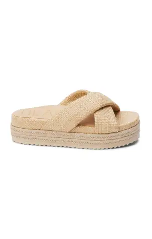 Matisse Hali Platform Sandal ~ Natural(6)