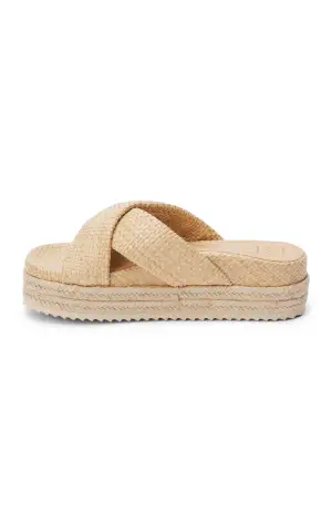 Matisse Hali Platform Sandal ~ Natural(6)