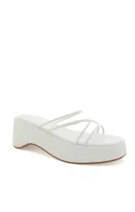 Billini Harris Platform Sandal ~ White(6)