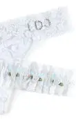 Hanky Panky I Do Original Rise Thong & Garter Box Set ~ White
